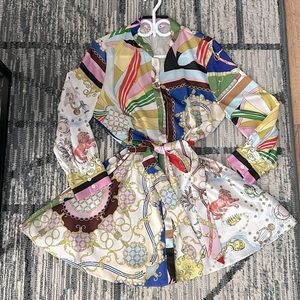 Zara colourful dress